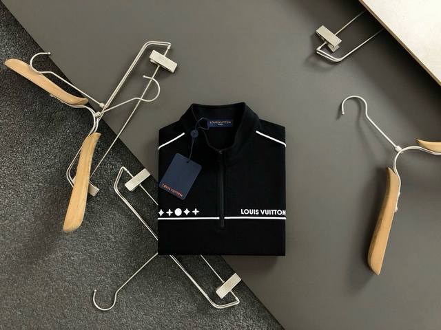 L brand**fitting version M-Xxxl 2025 spring and summer heavy stitching letter em