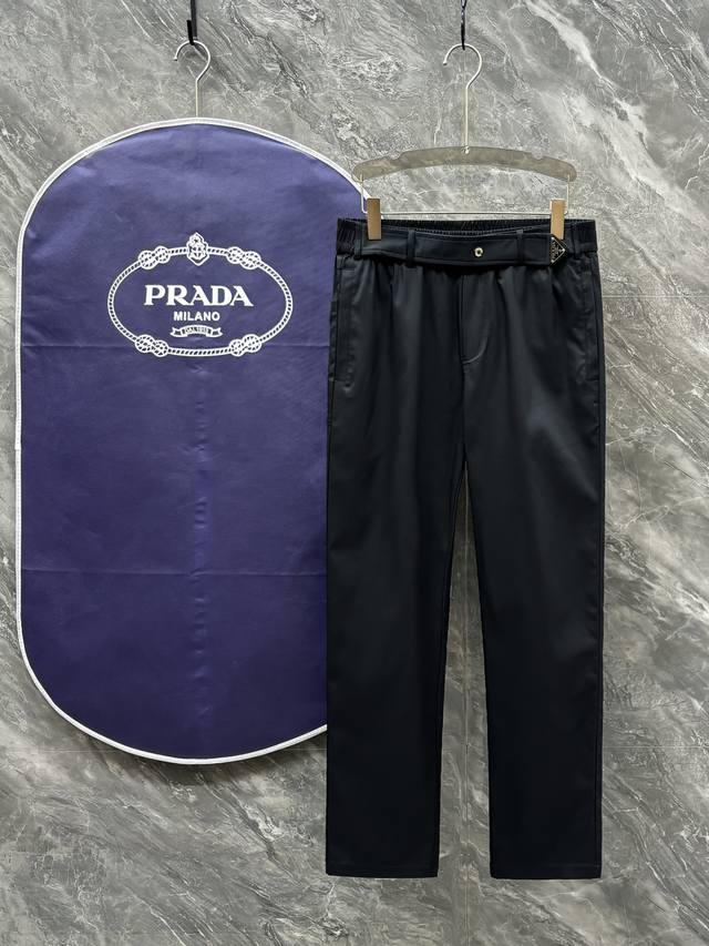 Prada 2025 early spring new style. Imported fabrics, simple and versatile, suita