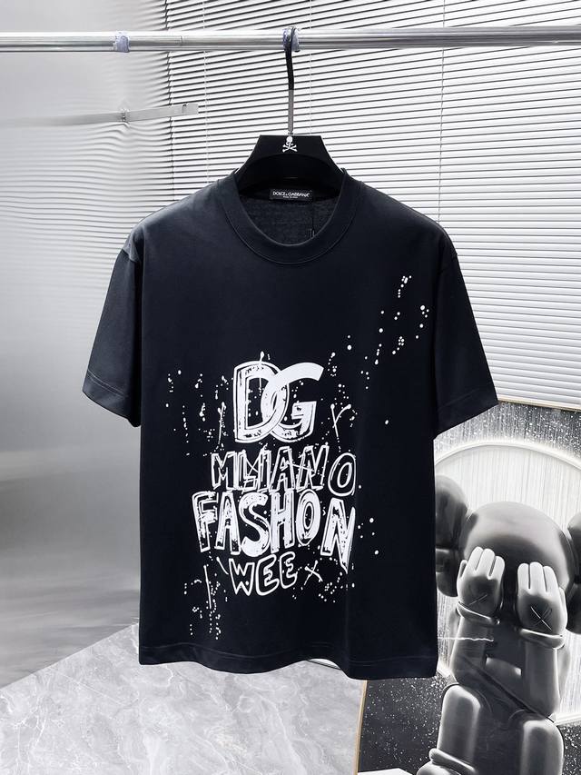 Dolce & Gabbana Dg 2025Ss new half-sleeve T-shirt, short-sleeved round neck T-s