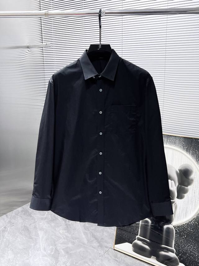Balenciaga 2025Ss new men's long-sleeved shirt, high-end version! Custom-made f