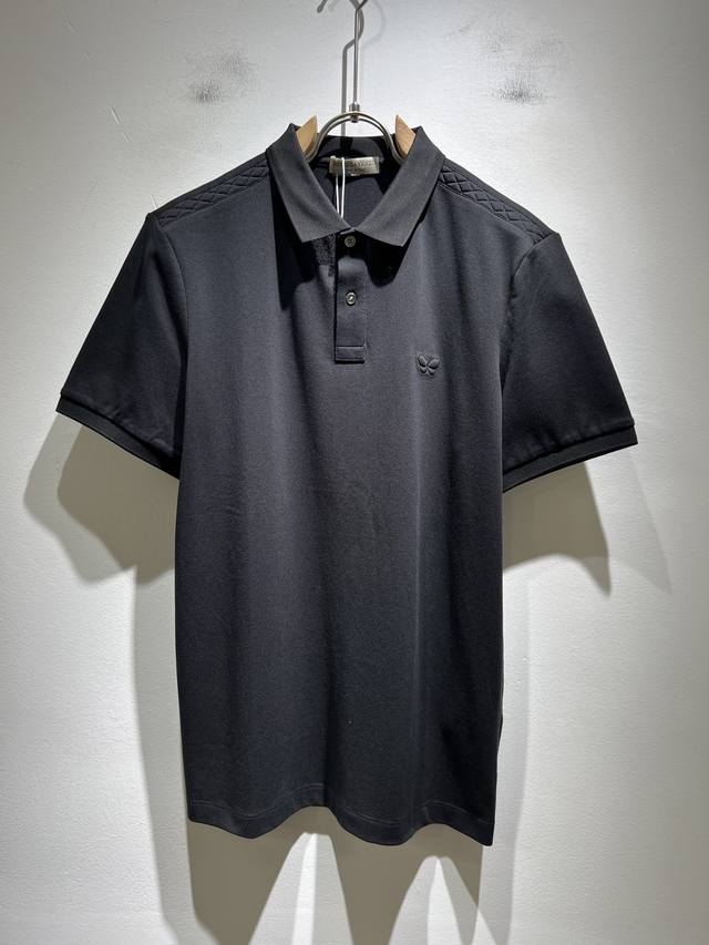Bottegavene*A 2025 Spring/Summer New Lapel Polo Shirt This is the best solid col