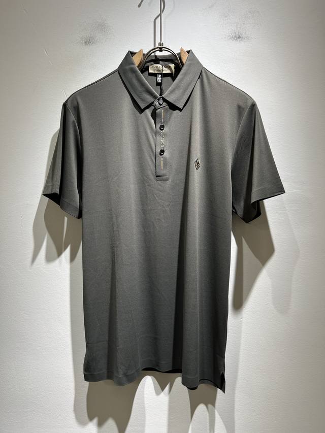 Bur*Erry 2025 Spring/Summer new men's short-sleeved Polo shirt, the brand's late