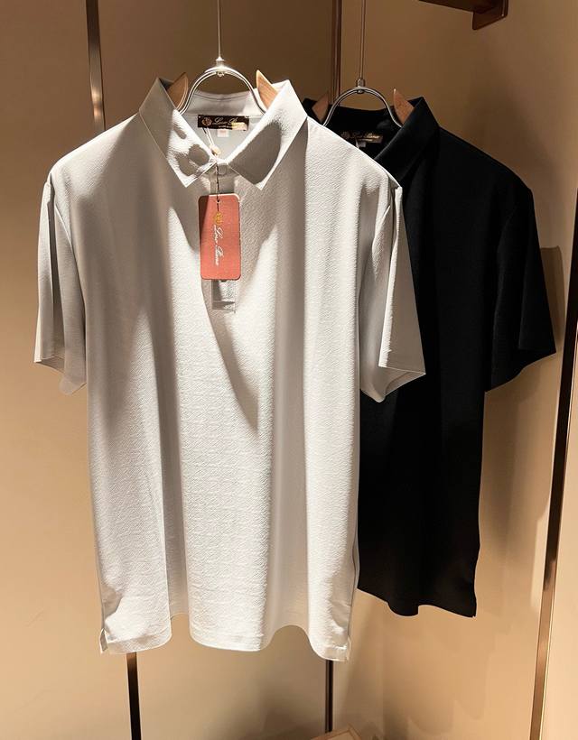 Loro Piana 2025 Spring/Summer Men's latest trade order Polo shirt, in full condi