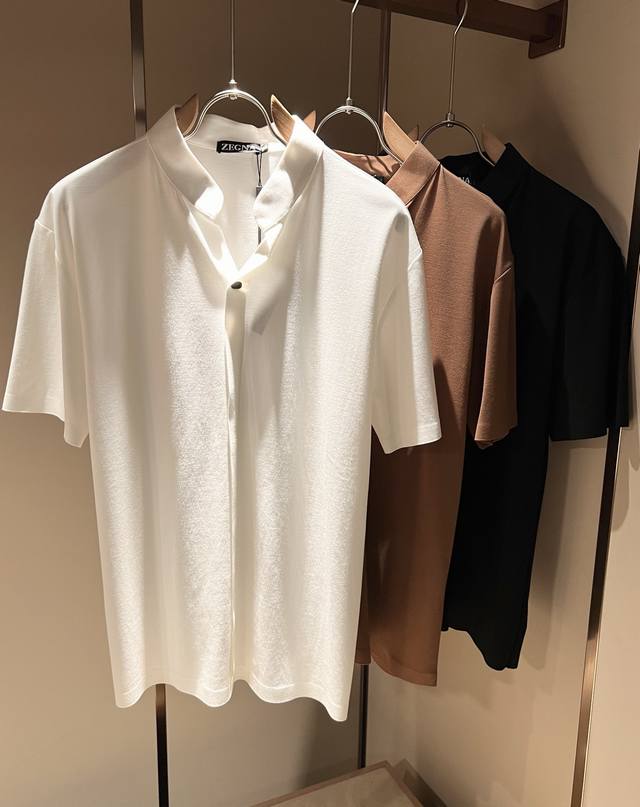 Ermenegildo Zeg*A 2025 early spring new men's casual shirt, foreign trade compan