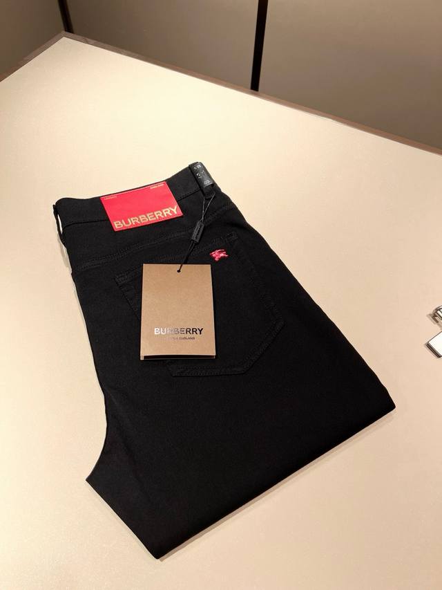 Burber*Y Bar*Li 2025 early spring new men's high-end casual versatile jeans! For
