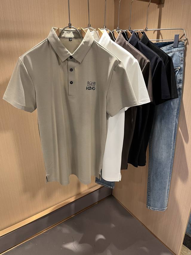 Kenz*Takata*San 2025 Spring and Summer new short-sleeved Polo shirt for men and