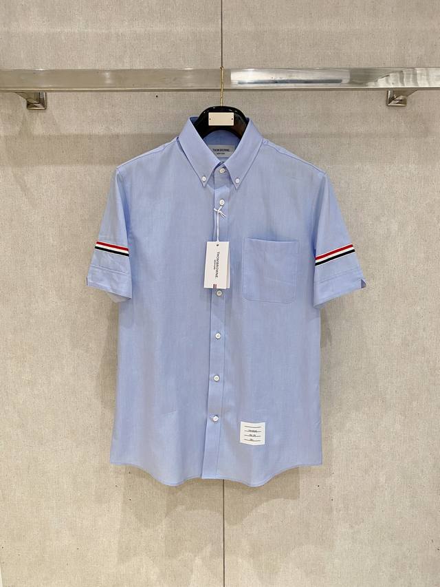 Tb Designed private fabric men's short-sleeved shirt, foreign channel goods, pur