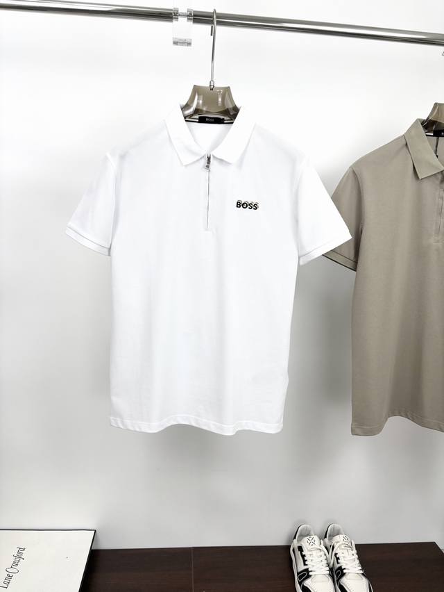 2025 Spring and Summer New Men's Short-sleeved Polo Shirt The latest design elem