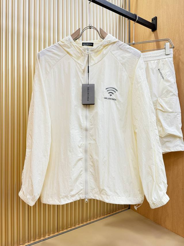suit Balenciaga 2025 spring and summer classic sun protection suit, super soft f