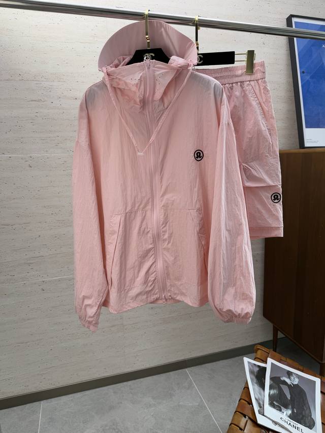 Lulu2025 summer new sun protection casual suit has a detachable brim, it is abso