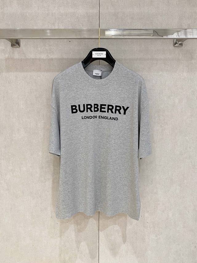 Burberry Burberry classic cotton T-shirt short-sleeved T-shirt The iconic letter