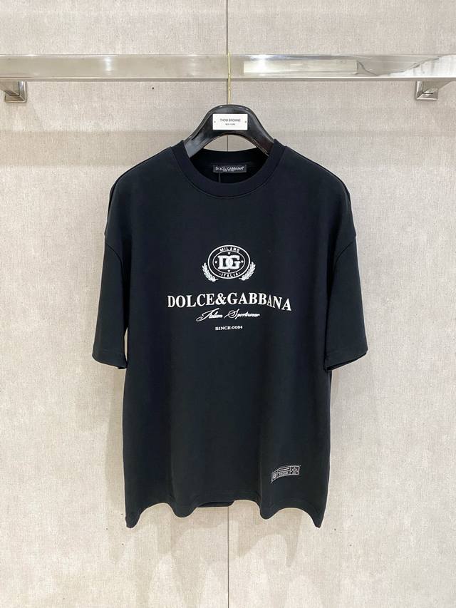 Dolce&Gabbana -Dg Highly recommended! The latest series of pattern logo short-sl