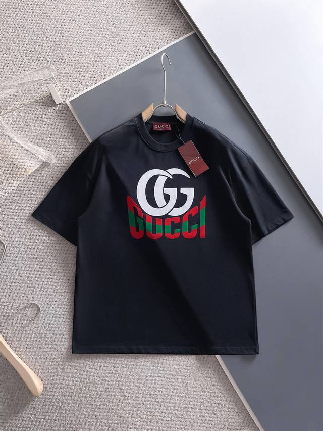 Original version Gucci 25 new short-sleeved Yyds Daily outing with closed eyes