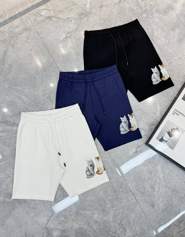 Givench* Givenchy 25S new shorts. Can be matched with suits. The cat and small s