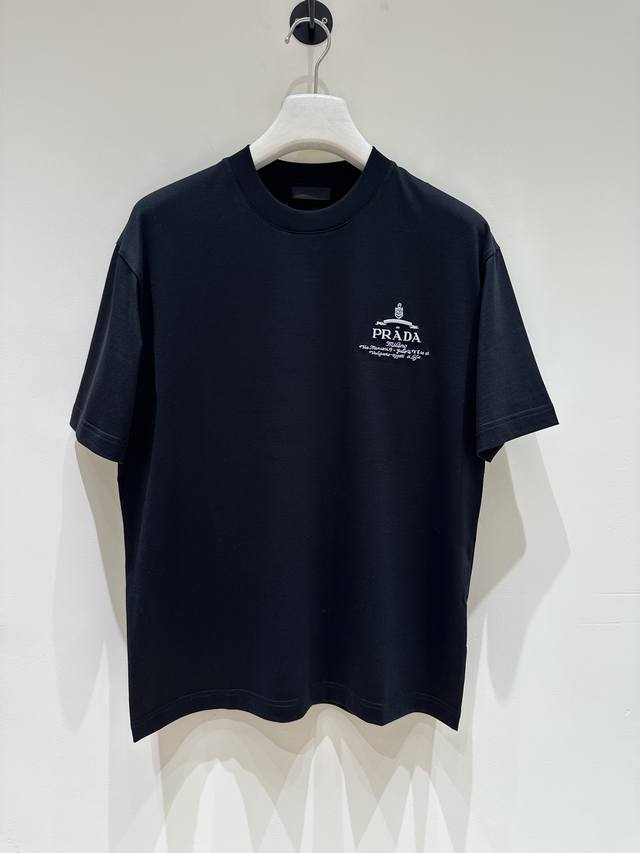New product T9- Pa family men's fashion casual cotton round neck short-sleeved