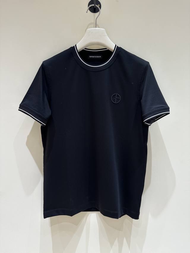 New product T9- Ag family men's high-end fashion round neck short-sleeved T-shi