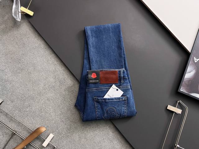 Mon*, heavy washed casual jeans, imported original washed stretch fabric, comfor