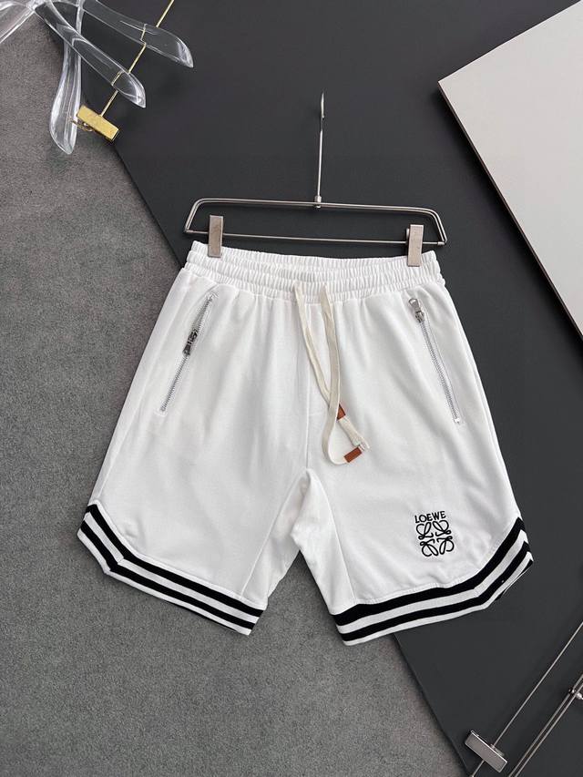 Loe* New spring and summer shorts Three-dimensional Logo Tajima embroidery craft