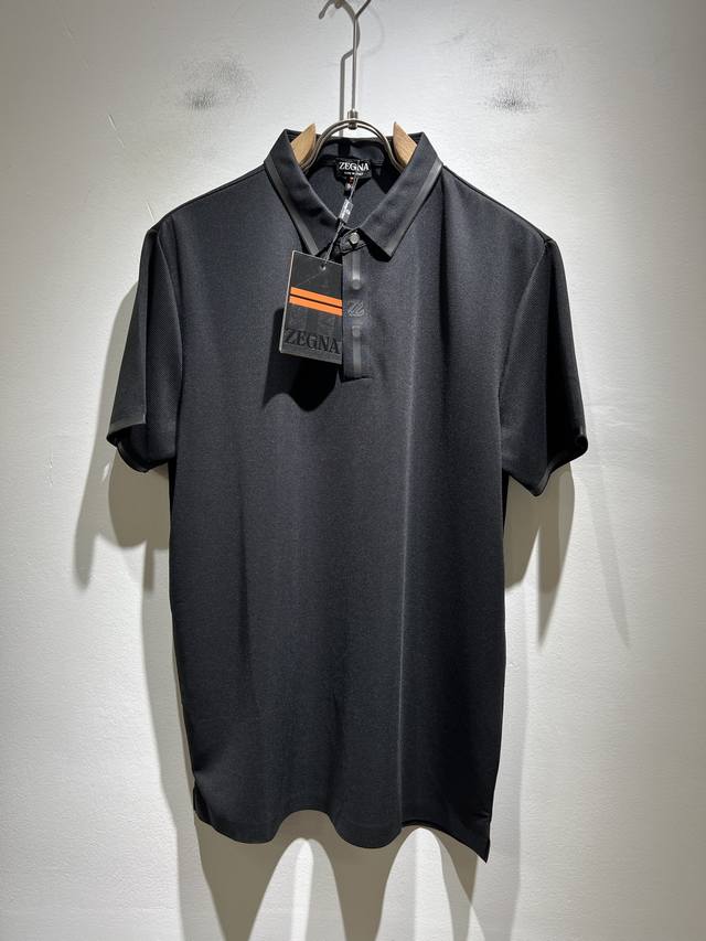 Ermenegildo Zeg*A 2025 Spring and Summer New Men's Casual Polo Short Sleeve, For