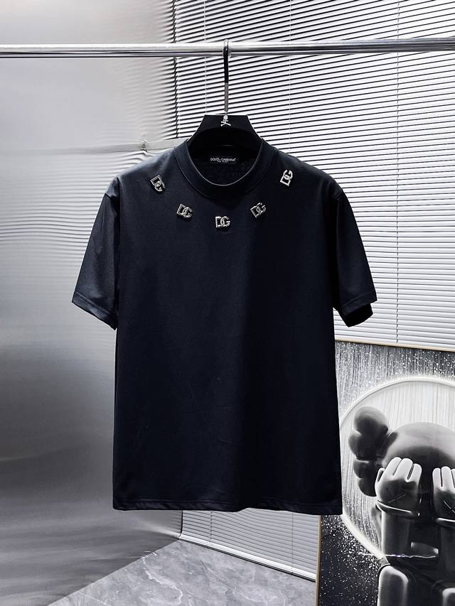 Dolce & Gabbana Dg 2025Ss new half-sleeve T-shirt, short-sleeved round neck T-s