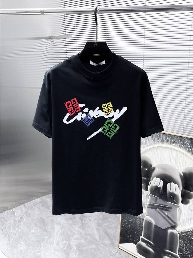 Givenchy 2025Ss new short-sleeved T-shirt, short-sleeved round neck T-shirt, hi