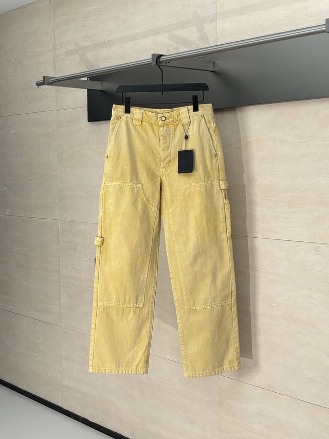 Lv Louis Type Ll Dyed Denim Logger Pants This style is garment-dyed to create a