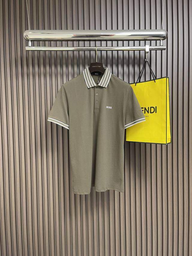 Boss classic men's Polo shirt, whether it is the cut, fabric, details, or the ef