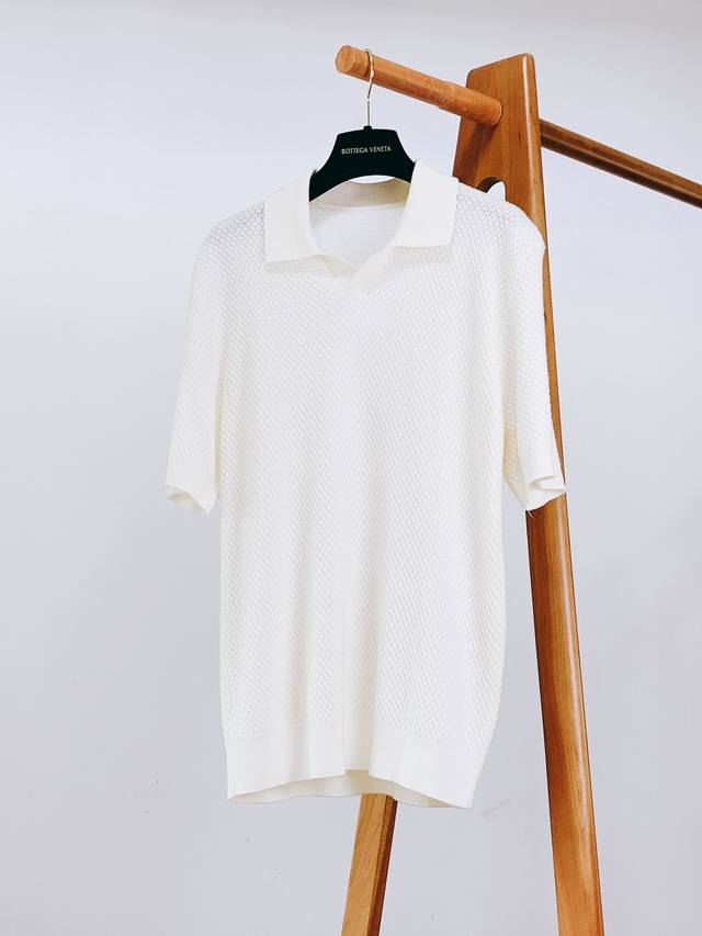 Ermenegildo Zegna 2025Ss Spring and Summer New Product New Premium Cotton Polo S