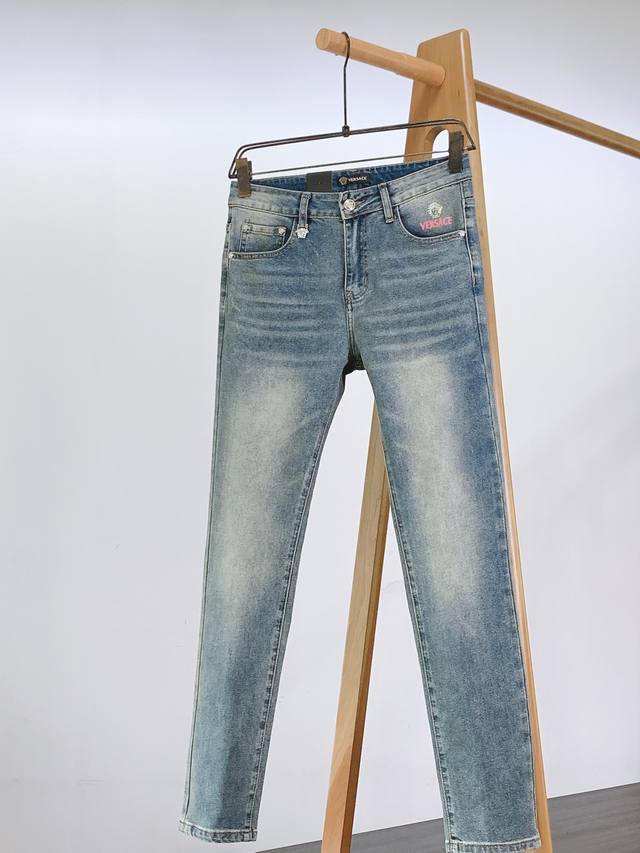 Versace Versace 2025Ss Spring and Summer New Product Fashion casual jeans, custo