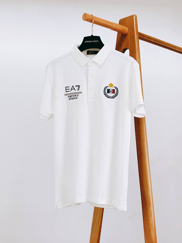 Emporio Armani Armani 2025Ss Spring and Summer New Product Casual lapel Polo shi