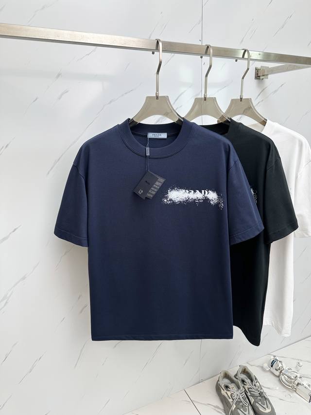 Prada Top quality 2025 new short sleeves! Selected top original fabrics, soft to