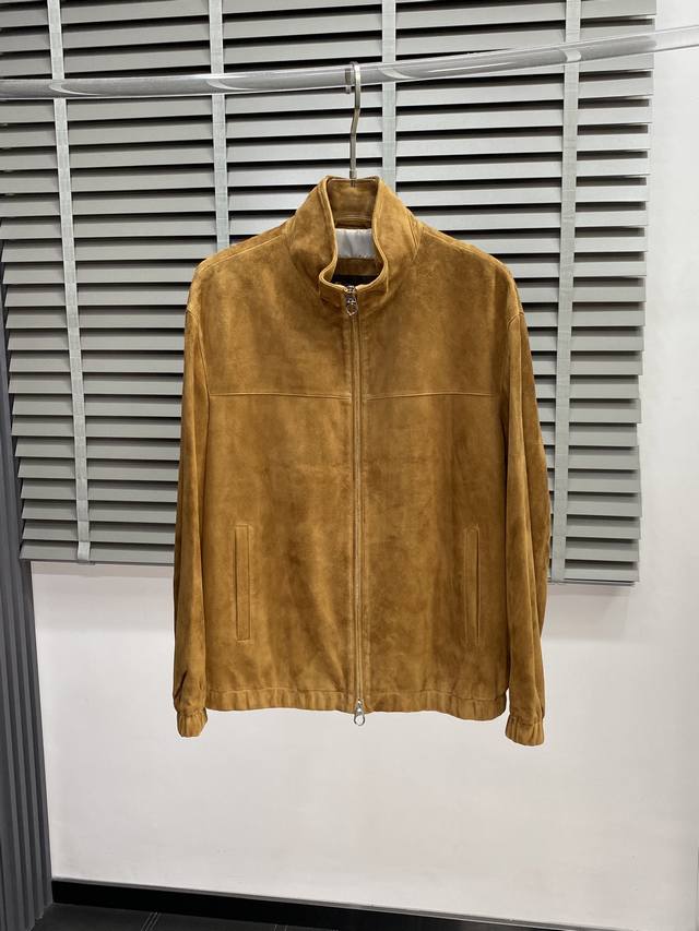 Leather jacket-Lp-Loro Piana exclusively offers the latest spring and autumn lea