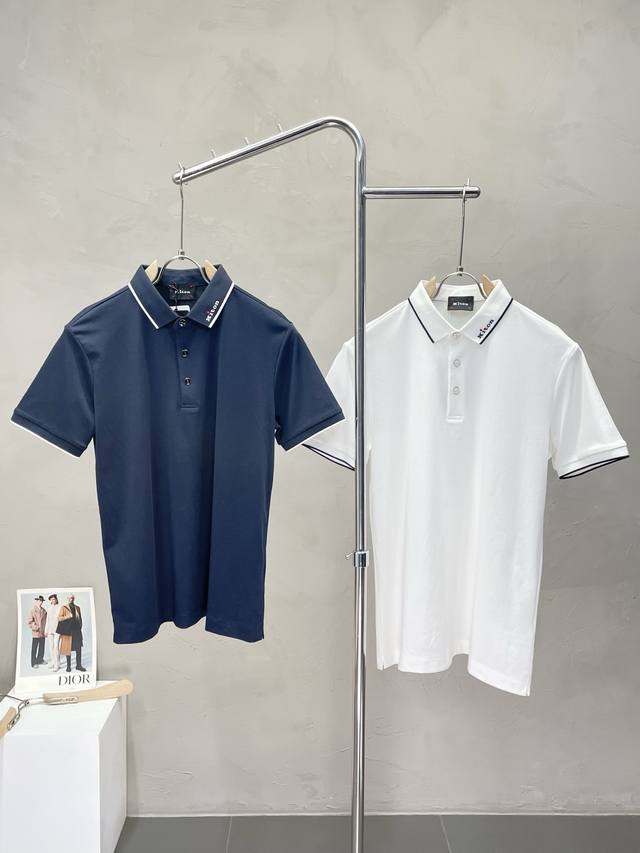 Kiton exclusive new original men's casual short-sleeved high-end customization h