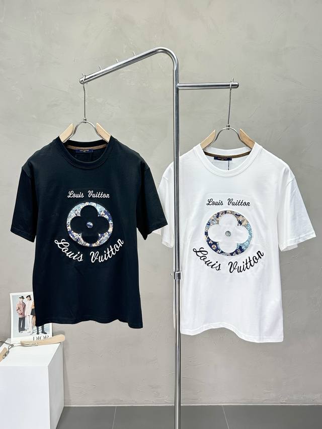 Louis Vuitton Louis Vuitton exclusive new original men's casual short-sleeved hi