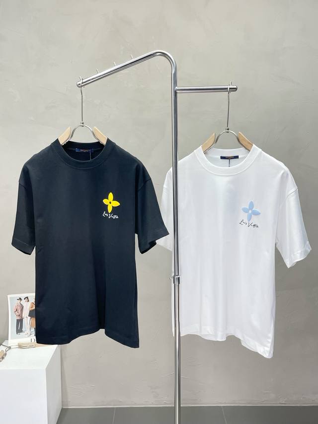 Louis Vuitton Louis Vuitton exclusive new men's casual short-sleeved high-end cu