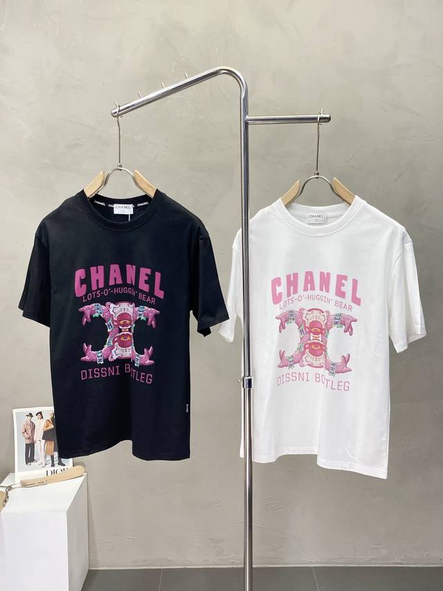 Chanel Chanel exclusive new original men's casual short-sleeved high-end customi