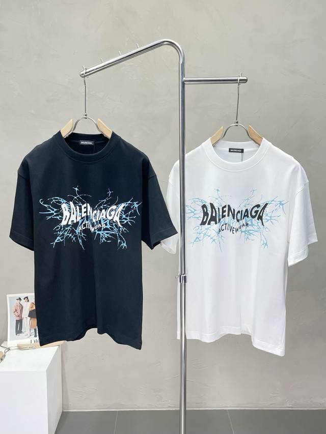 Balenciaga Exclusively for Balenciaga New men's casual short-sleeved high-end cu