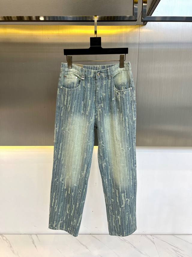 Dior , 2025Fw spring and summer classic new fashion stretch wide-leg jeans, a pa