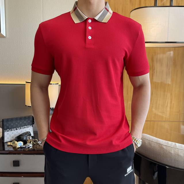B Baoli Ss new spring and summer Polo collar short-sleeved series. Selected top-