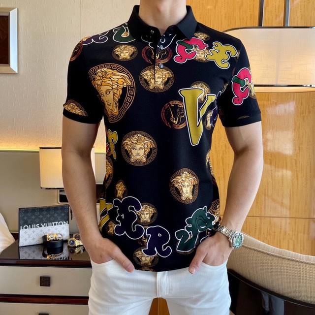V Sizhe 2025Ss Spring and Summer Fashion Lapel Short Sleeve Series, original cre