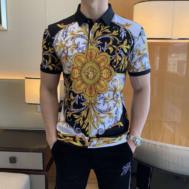 V Sizhe 2025Ss Spring and Summer Fashion Lapel Short Sleeve Series, original cre
