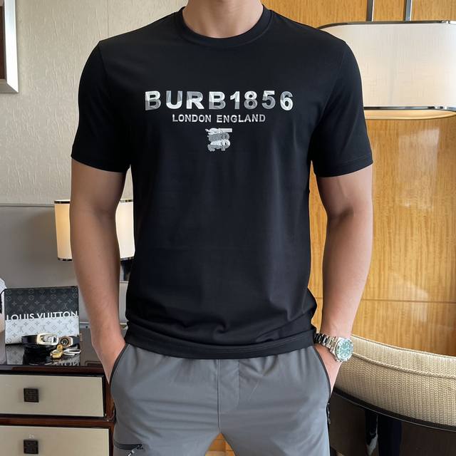BURBERRY 2025Ss Dragon Year Spring and Summer boutique short-sleeved T-shirt off