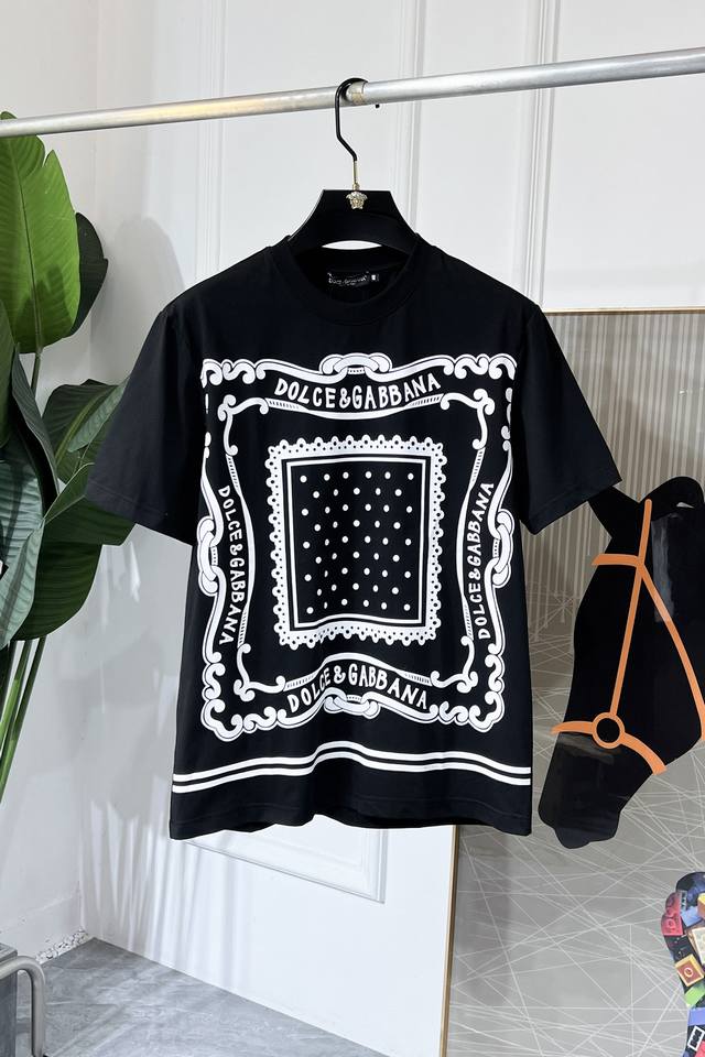 Dg- 2025Ss Spring and Summer boutique short-sleeved T-shirt official website syn