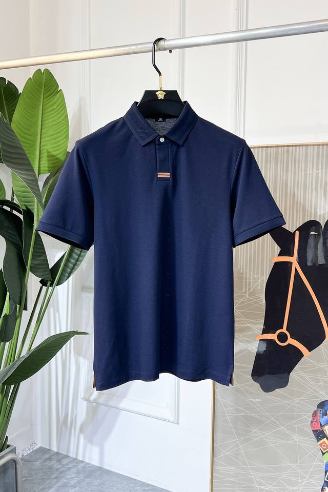 Jeniya- 2025Ss Spring and Summer New Polo Neck Short Sleeve Series. Selected hig