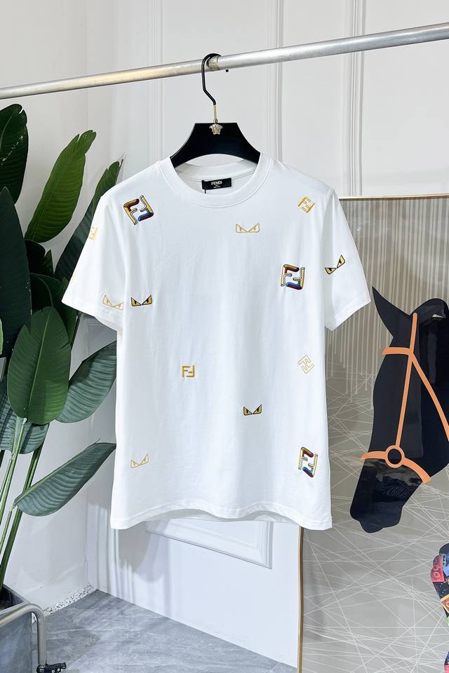 Fendi-2025Ss Year of the Snake Spring and Summer boutique short-sleeved T-shirt