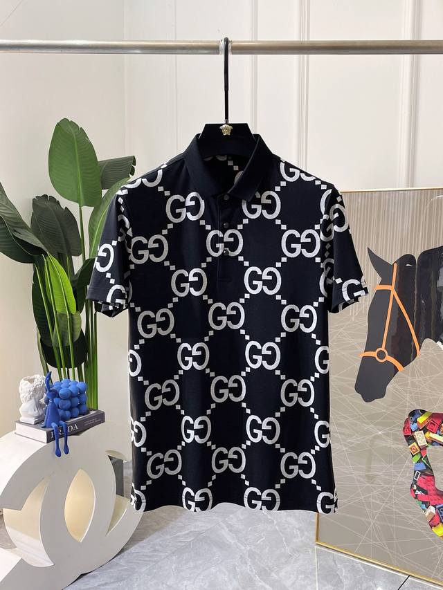G Qi 2025Ss spring and summer new Polo collar short-sleeved series. Selected hig