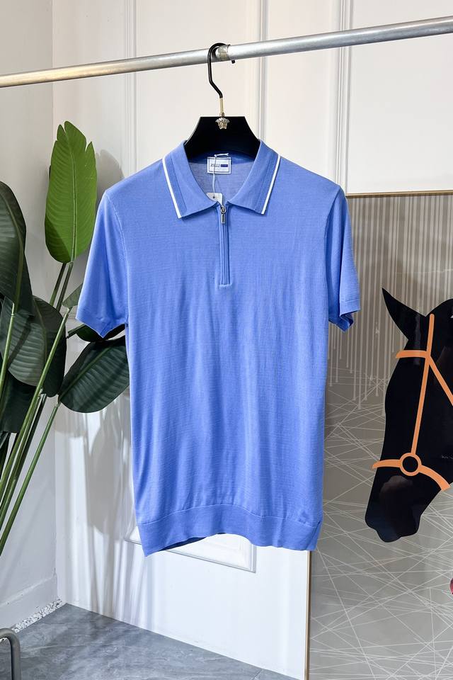 Zilli- 2025Ss Spring and Summer latest hot-selling boutique short-sleeved T-shir
