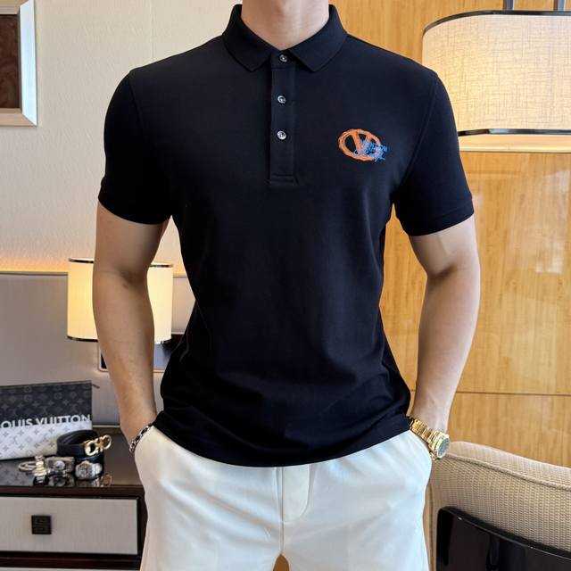 Valentino 2025Ss Spring and Summer New Polo Neck Short Sleeve Series. Selected