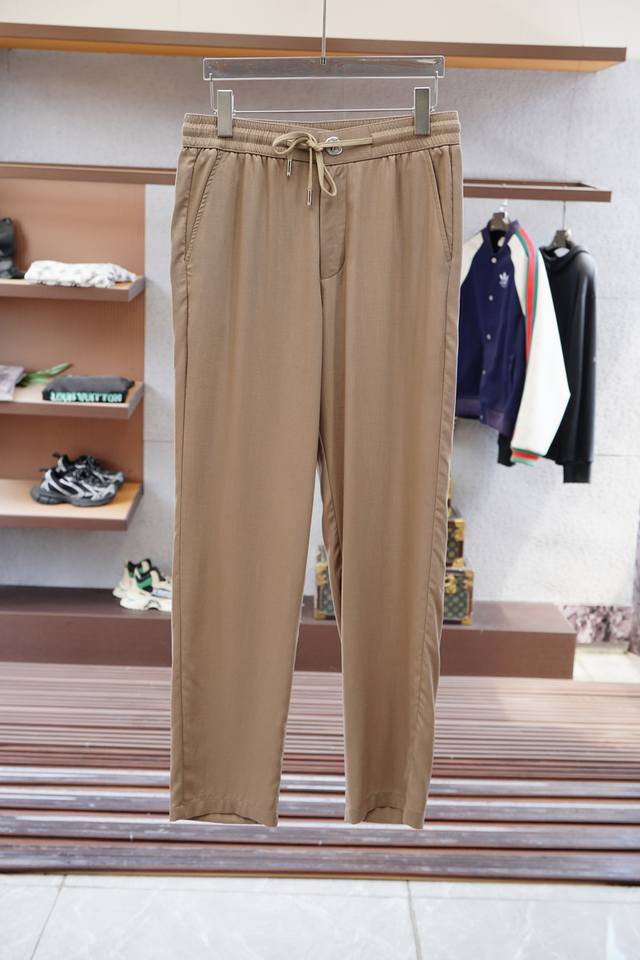 Z Zegn Air Layer Textured Trousers Size: M-Xxxl Textured old money men's waist s