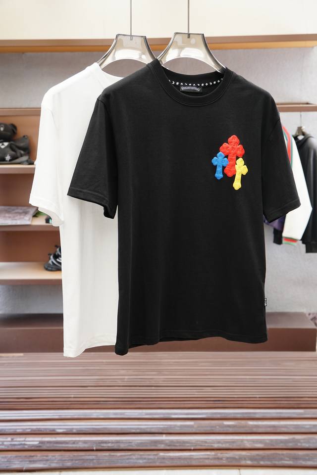 Chrome Hearts-2025 new style; new short-sleeves for spring and summer, a must-ha